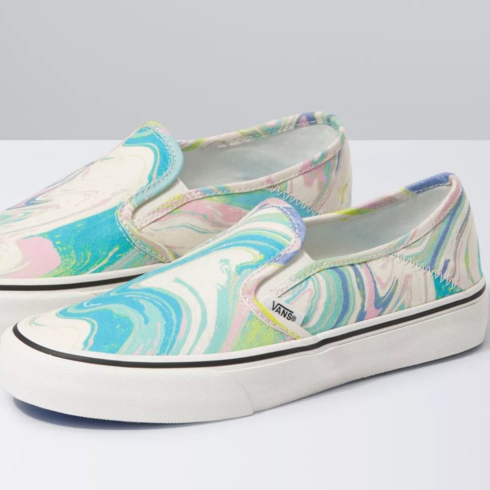 Vans Resin Swirl Slip On Marble Tie Dye
